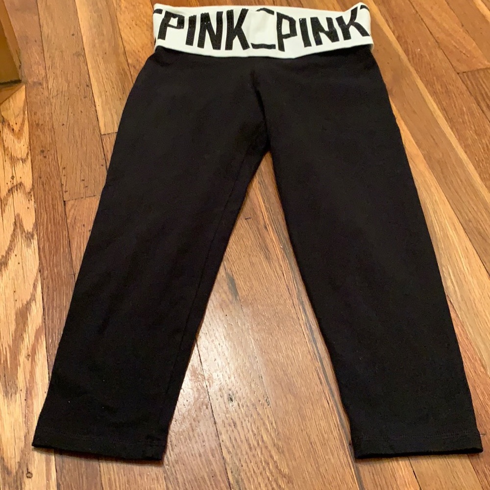 Pink yoga Capri pants very good condition